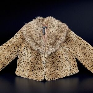 INC International Concepts Faux Fur Jacket